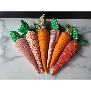 Handmade Carrot Shaped Stuffed Plush